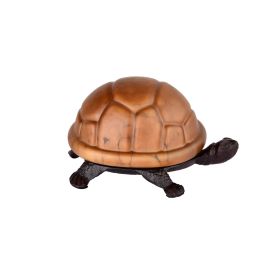 Amber Turtle Accent Lamp