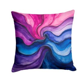 Bisexual Pride Throw Pillow Machine Washable, Indoor Outdoor Decorative Pillow for Couch, Bed or Patio, 14Hx14W (Option: Default)